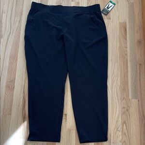 Eddie Bauer Black Straight Leg Pull-On Pants
